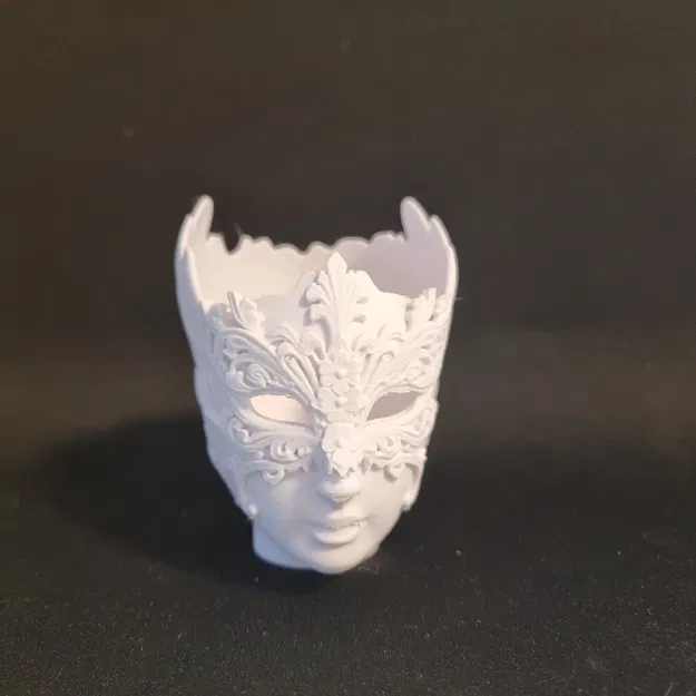 Mặt nạ trang trí làm chỗ cắm bút/kẹo - Image 2