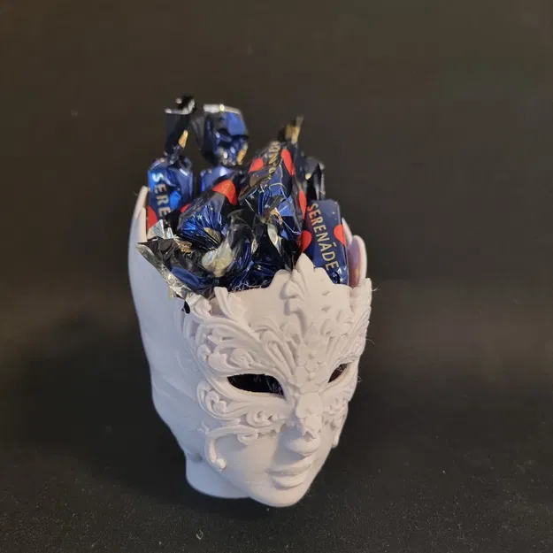 Mặt nạ trang trí làm chỗ cắm bút/kẹo - Image 6