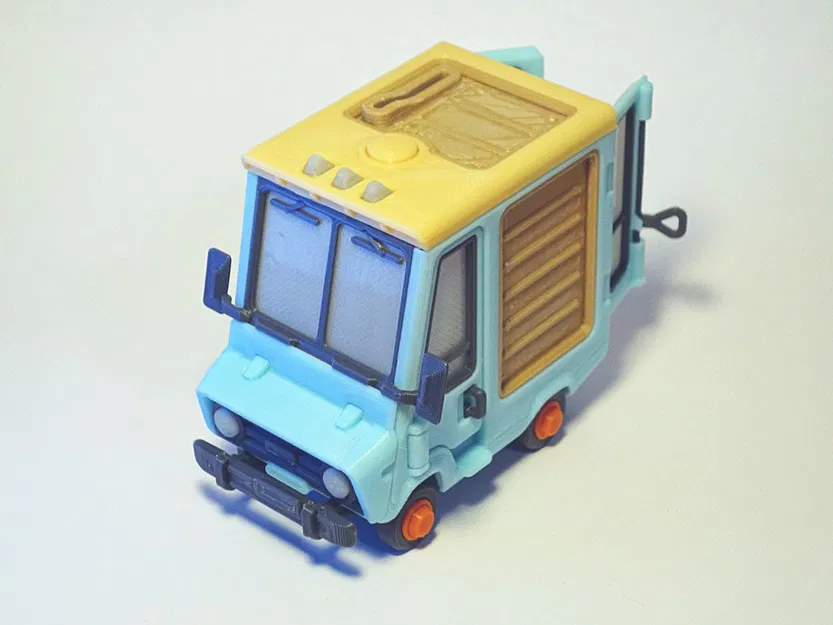 Xe Van Heo Tiết Kiệm Lắp Ráp 3D - Image 3