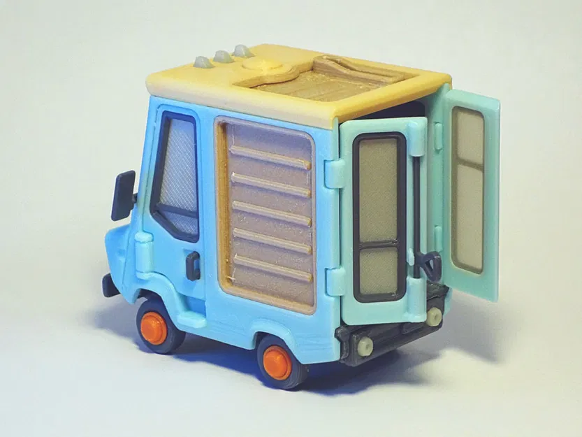 Xe Van Heo Tiết Kiệm Lắp Ráp 3D - Image 4