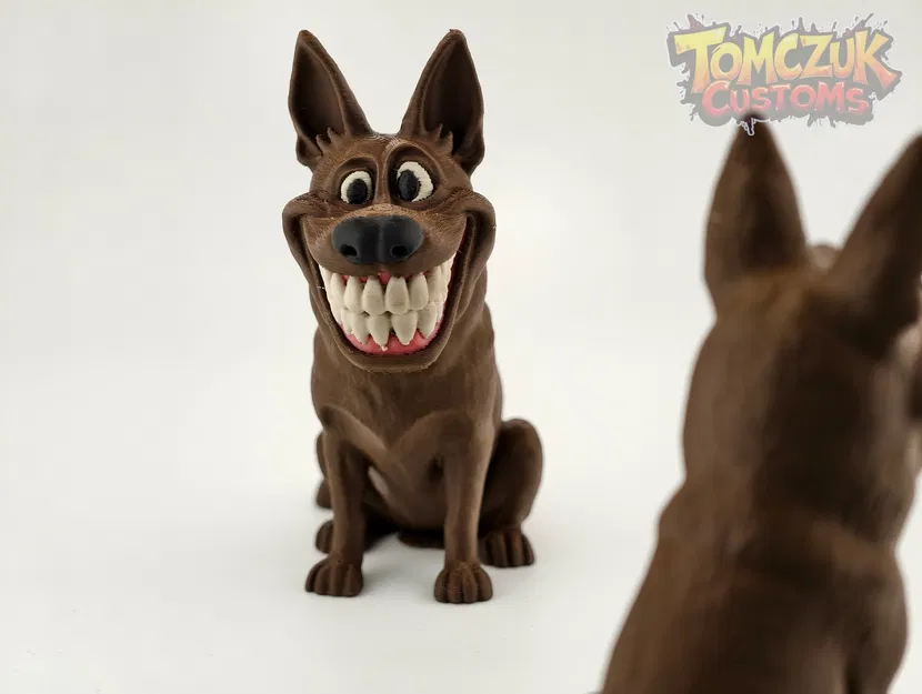 Mô hình Chó chăn cừu Đức Ngộ Nghĩnh (Đa sắc) - Image 2