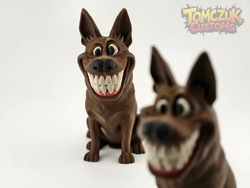 Mô hình Chó chăn cừu Đức Ngộ Nghĩnh (Đa sắc) - Image 3