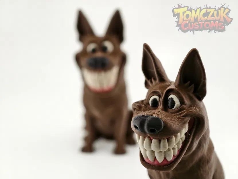 Mô hình Chó chăn cừu Đức Ngộ Nghĩnh (Đa sắc) - Image 4