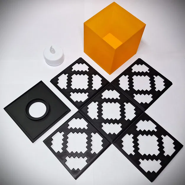 Đèn Redstone Minecraft - Đèn Tealight Bambu (không cần keo) - Image 3