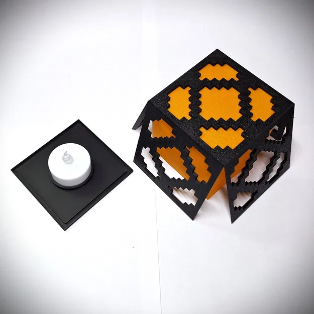Đèn Redstone Minecraft - Đèn Tealight Bambu (không cần keo) - Image 5