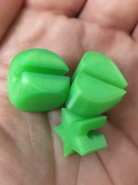 Kẹp Nan Hoa Xe Đạp Cho Bé - Tim, Xúc Xắc, Sao & Vòng - Dễ In - Image 3