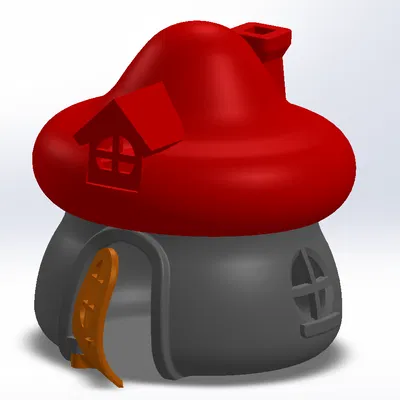 Nhà Xì Trum (Smurfs House) - Cho mấy tượng Xì Trum bự nha!