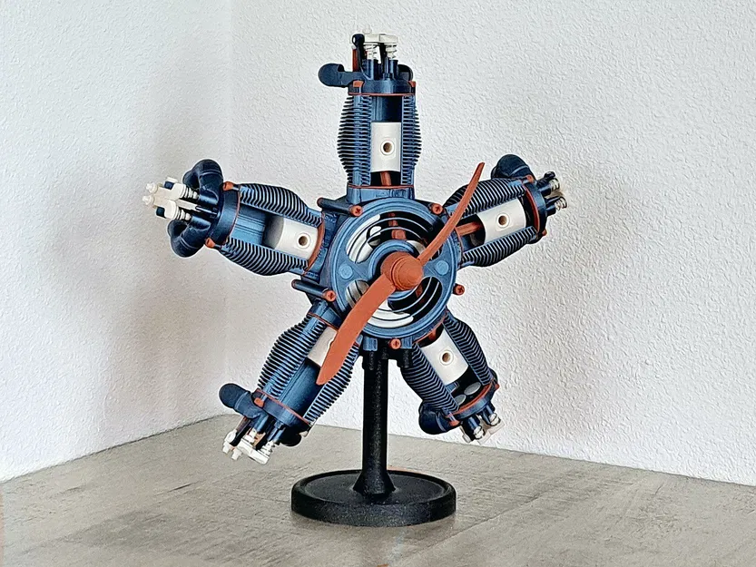 Mô hình Động cơ Radial 5 Xi-lanh - Image 1