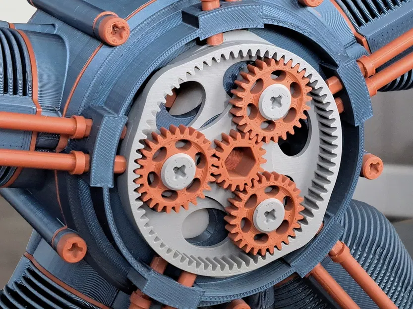 Mô hình Động cơ Radial 5 Xi-lanh - Image 3