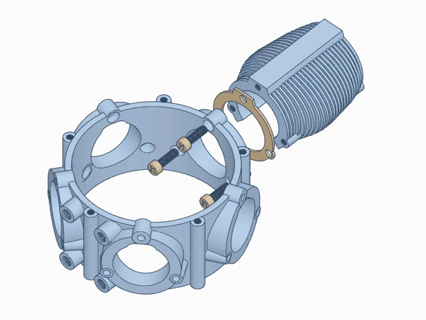 Mô hình Động cơ Radial 5 Xi-lanh - Image 7