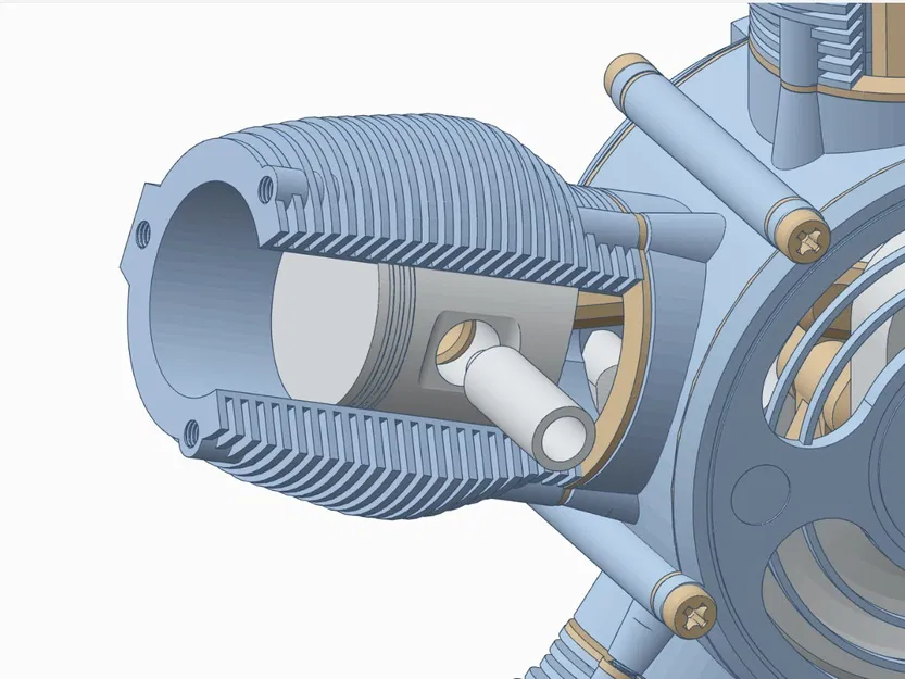 Mô hình Động cơ Radial 5 Xi-lanh - Image 12