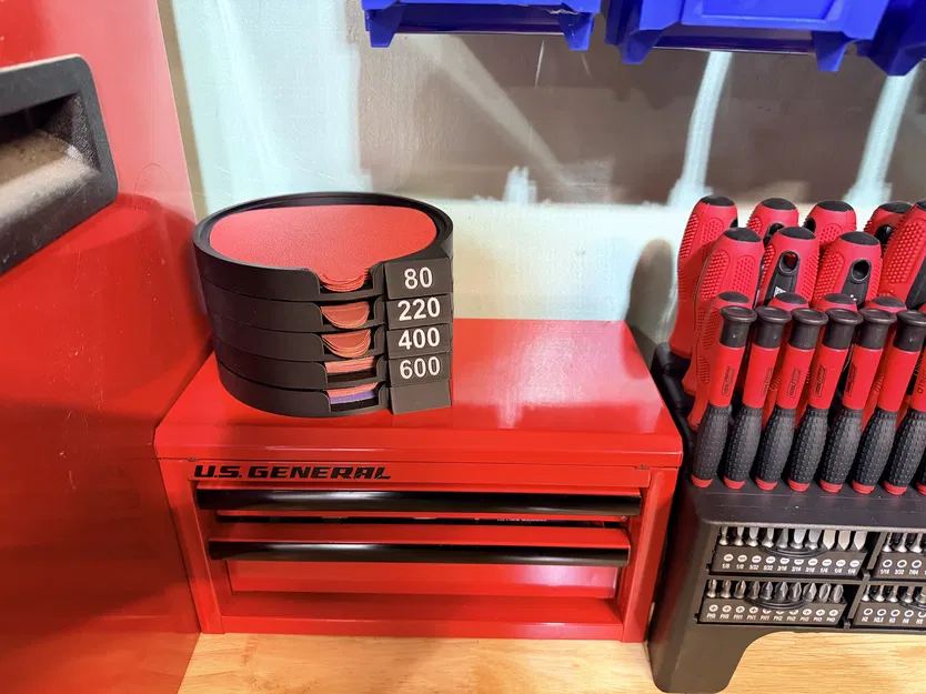 Hộp đựng đĩa chà nhám quỹ đạo 5 inch - Image 1