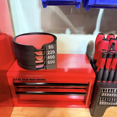 Hộp đựng đĩa chà nhám quỹ đạo 5 inch