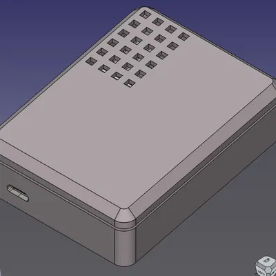 Vỏ Cảm Biến Độ Ẩm (DHT22, Wemos D1 mini) Có Khay Pin