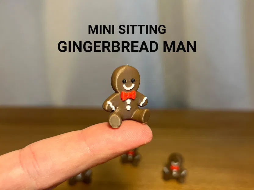 Ông Già Noel Bánh Gừng Ngồi Mini - Image 1