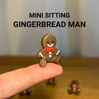 Ông Già Noel Bánh Gừng Ngồi Mini