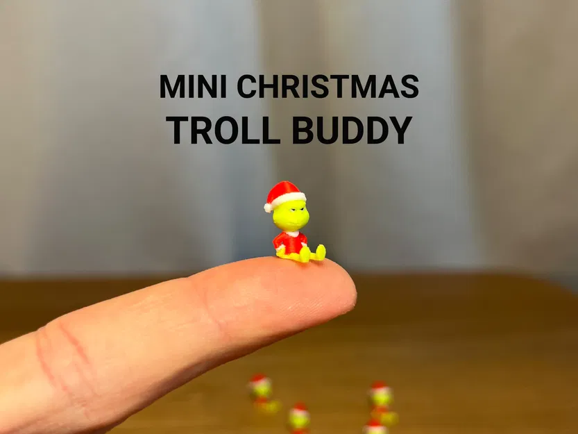 Mini Christmas Troll Buddy - Chú Lùn Giáng Sinh Nhỏ Xinh - Image 1