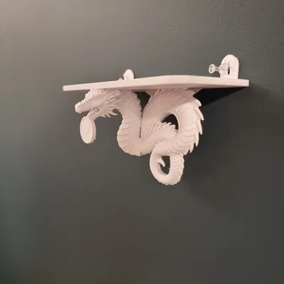 Kệ Rồng Trang Trí Tường - Mẫu Kệ Độc Đáo