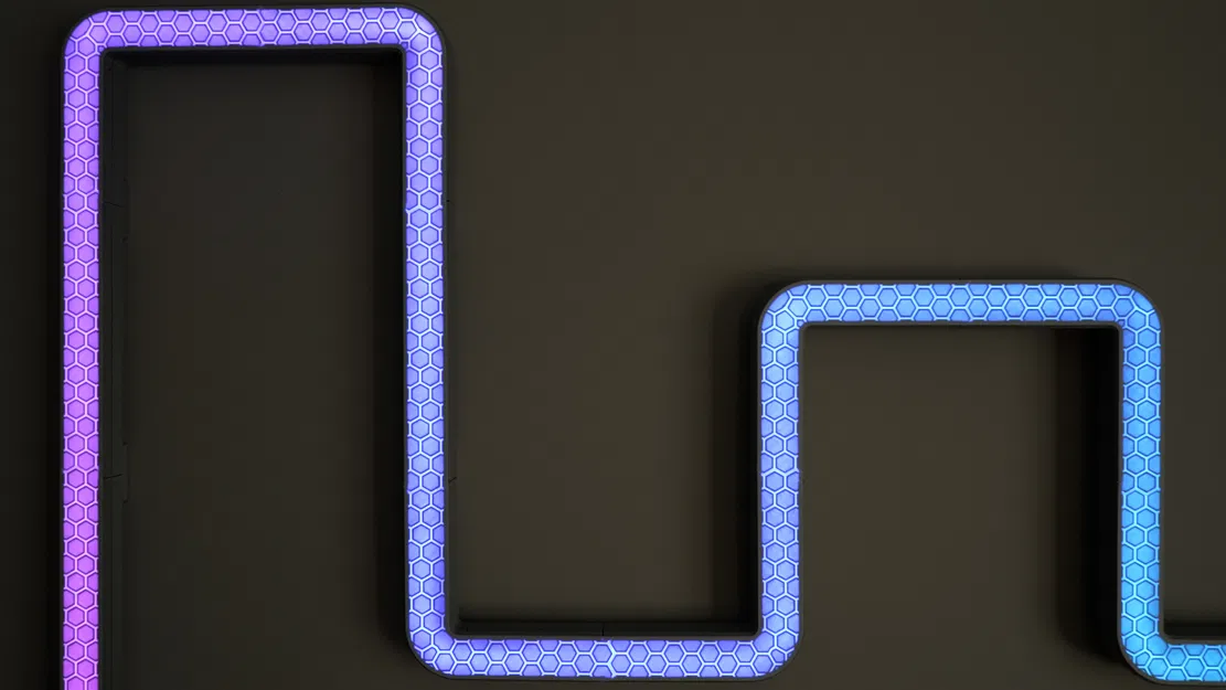 Duality Infinity – 3DHex Skins Liền Mạch (Cho Hệ Thống Ray Đèn LED Duality) - Image 1