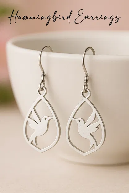 Bông Tai - 032 - Dễ In - Image 1