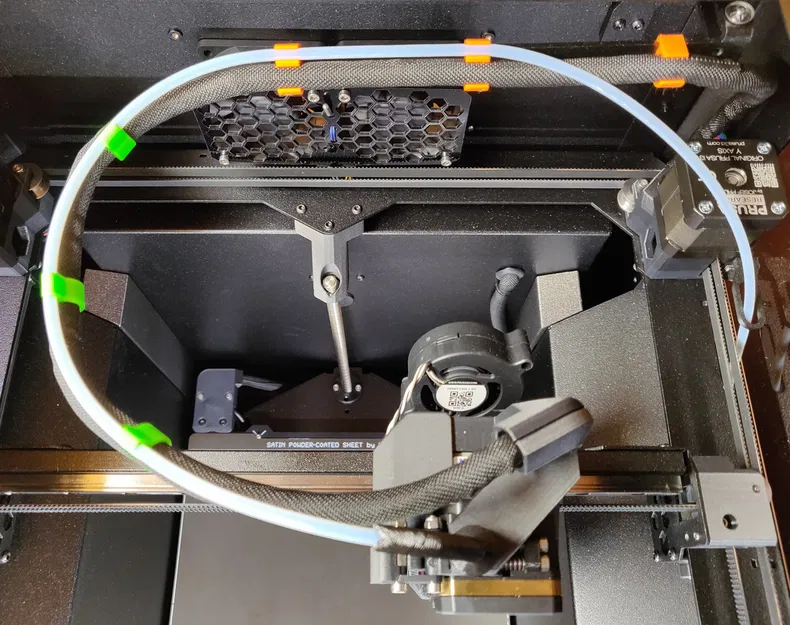 Kẹp Ống Cáp/PTFE Cánh Tay Lắc Prusa CORE One Thay Cho Velcro - Image 2