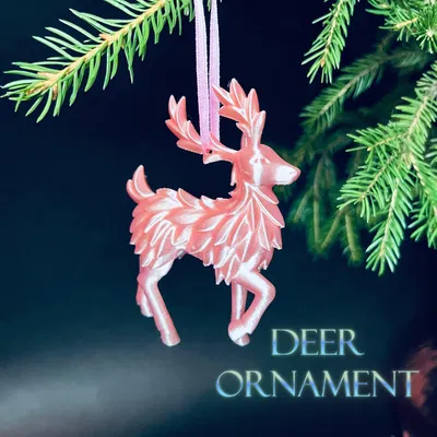 Bộ sưu tập đồ trang trí cây thông Noel hình hươu 2025