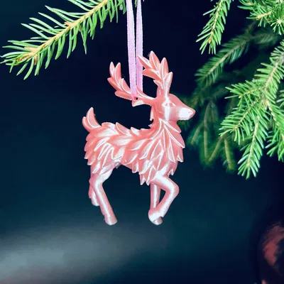 Bộ sưu tập đồ trang trí cây thông Noel hình hươu 2025