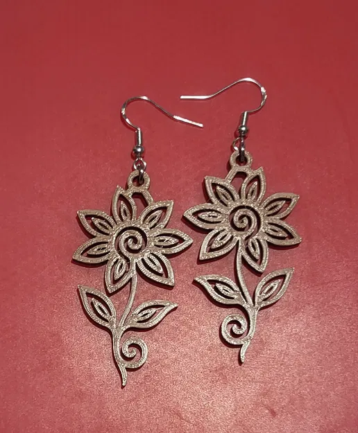 Bông Tai - 019 - Dễ In - Image 1