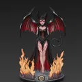 Nữ Hoàng Địa Ngục - Mô Hình Demon Girl Fantasy Tăm Tối In 3D - Thumbnail 2