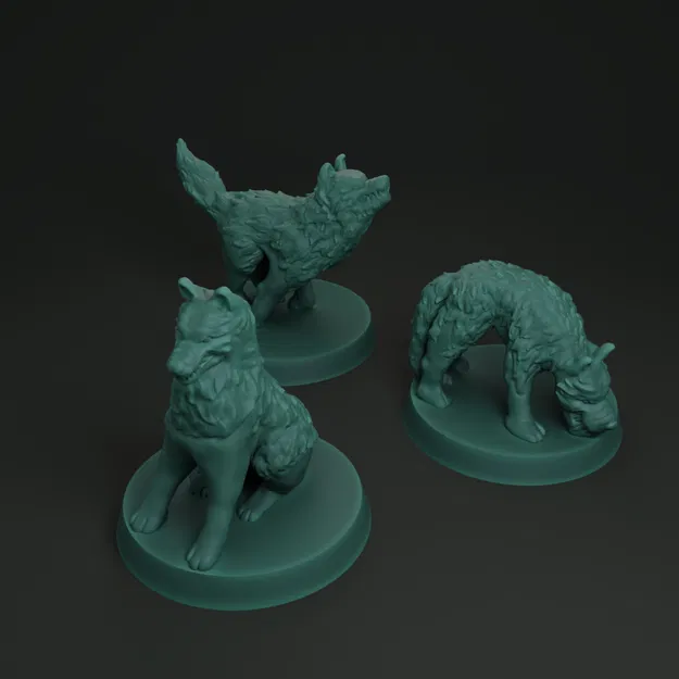 Mô Hình Sói FDM Không Cần Support - Image 1