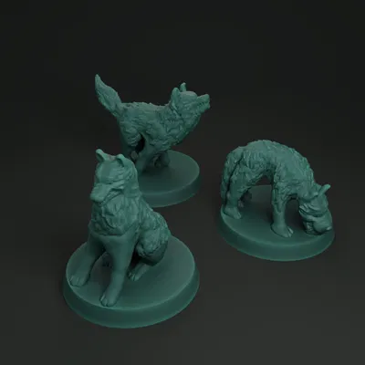 Mô Hình Sói FDM Không Cần Support