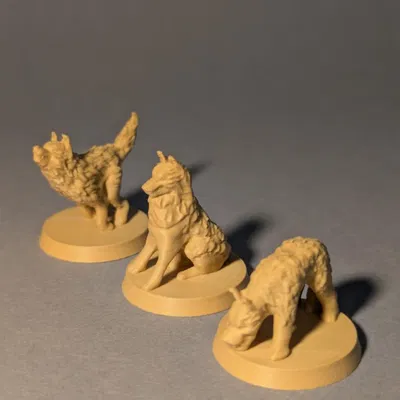 Mô Hình Sói FDM Không Cần Support