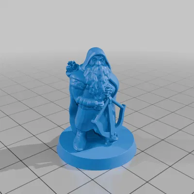 Thợ Săn Người Lùn In FDM Không Cần Support