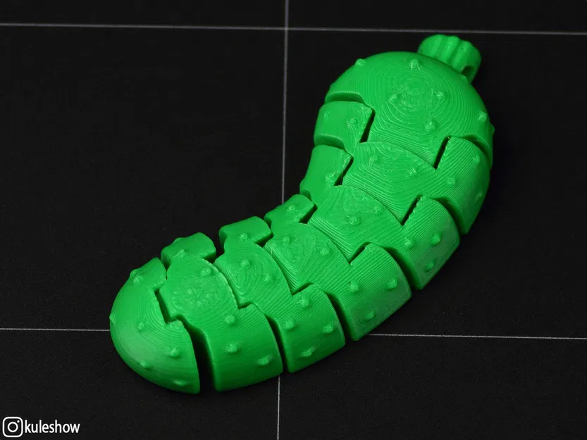 Móc Khóa Dưa Leo Dẻo - Image 3