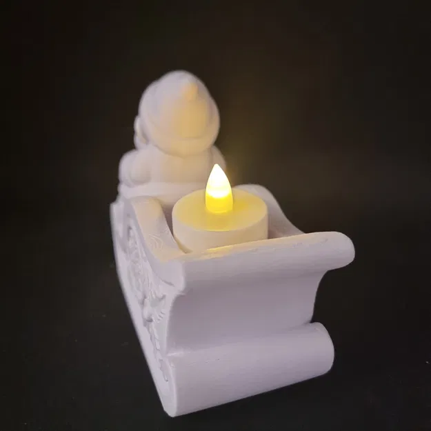 Giá Đỡ Đèn Xe Trượt Tuyết Ông Già Noel - Image 3