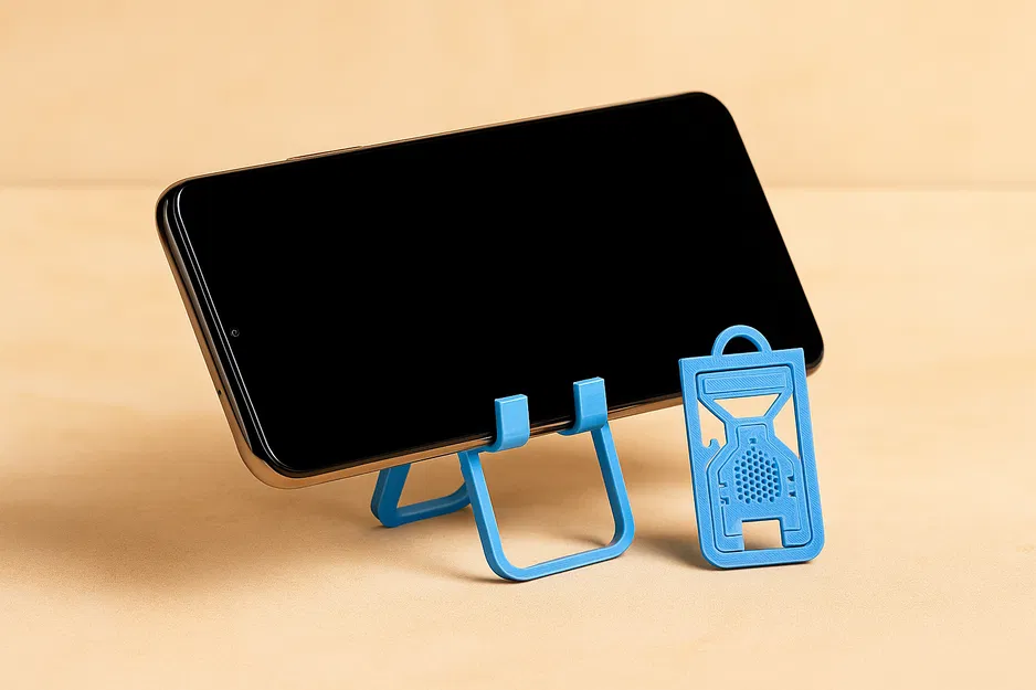 Móc Khóa Giá Đỡ Điện Thoại Gấp - Image 11