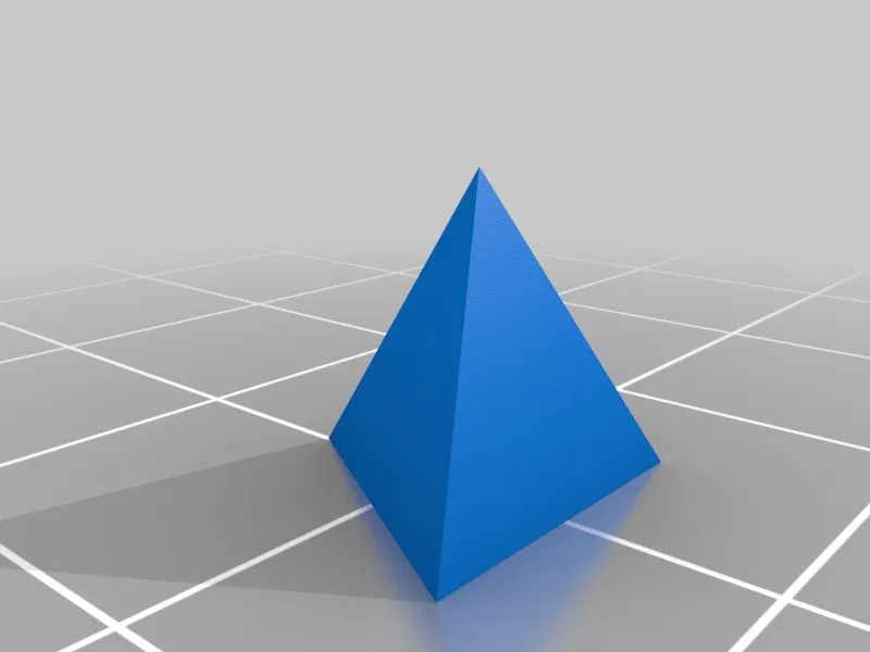 Hình Tứ Diện (Tetrahedron) làm bằng OpenSCAD - Image 2