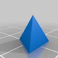 Hình Tứ Diện (Tetrahedron) làm bằng OpenSCAD - Thumbnail 2