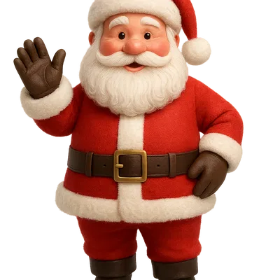 Ông Già Noel - Mô Hình Trang Trí Giáng Sinh Vui Tươi