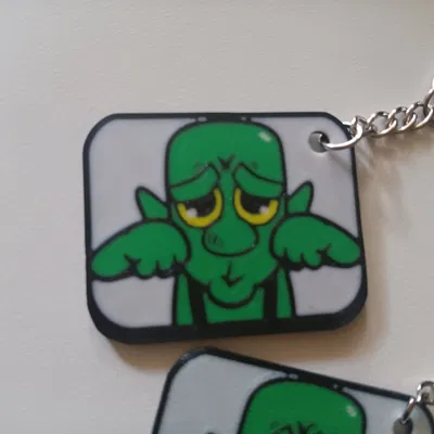 Móc Khóa Goblin Khóc "Toxic" Từ Clash Royale