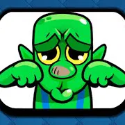 Móc Khóa Goblin Khóc "Toxic" Từ Clash Royale