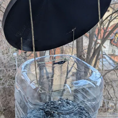 Chổ cho chim ăn dùng chai (ren 48mm và 28mm)