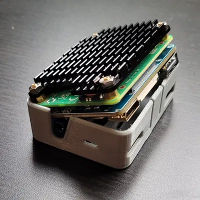 Vỏ Case Raspberry Pi CM4 với Bo mạch Waveshare nano b / a