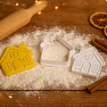 Dụng cụ cắt bánh quy & Dập hình ngôi nhà Bánh gừng - Thumbnail 1