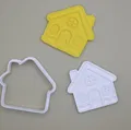 Dụng cụ cắt bánh quy & Dập hình ngôi nhà Bánh gừng - Thumbnail 2