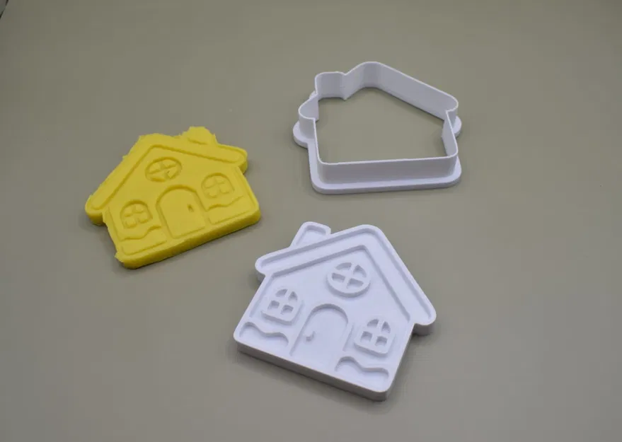 Dụng cụ cắt bánh quy & Dập hình ngôi nhà Bánh gừng - Image 4