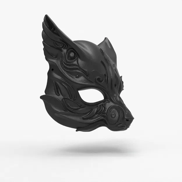 Mặt nạ cáo in 3D – Mặt nạ cho Cosplay & Halloween - Image 2