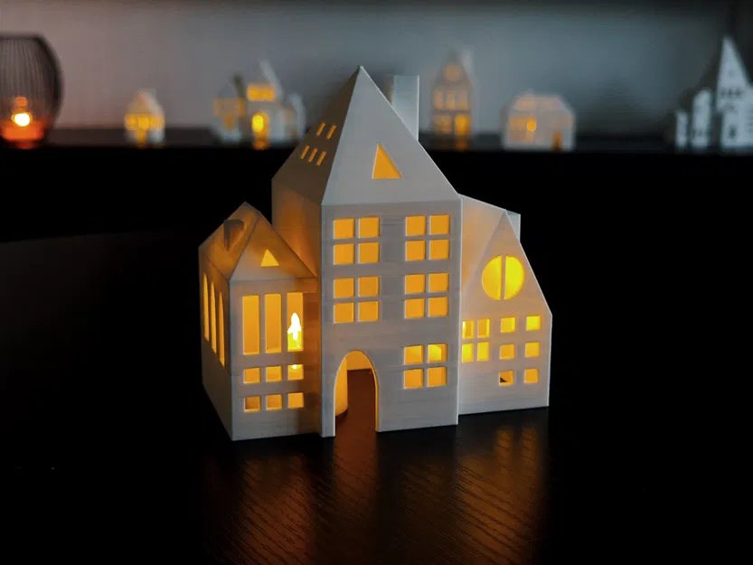 Căn Nhà Giáng Sinh Mini LED - Image 1