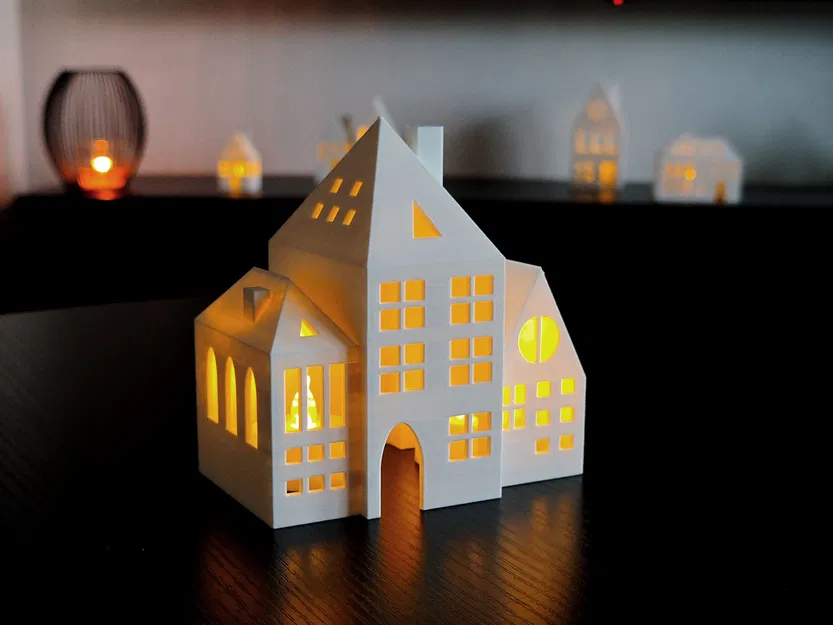 Căn Nhà Giáng Sinh Mini LED - Image 2