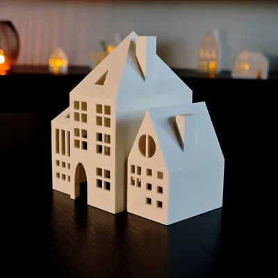 Căn Nhà Giáng Sinh Mini LED